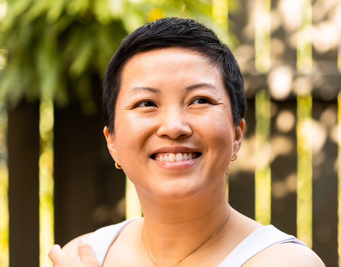 Woman smiling 